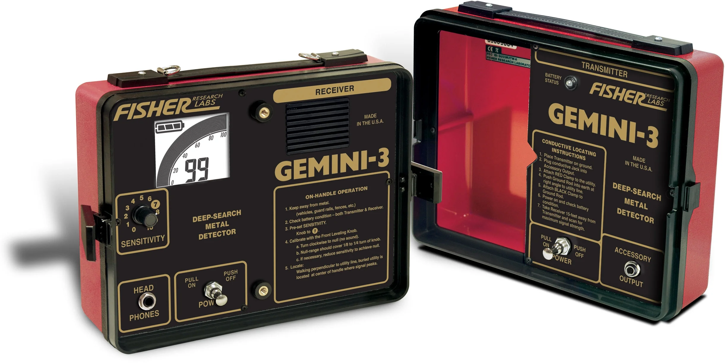 Fisher Gemini-3 Metal Detector - Image 4