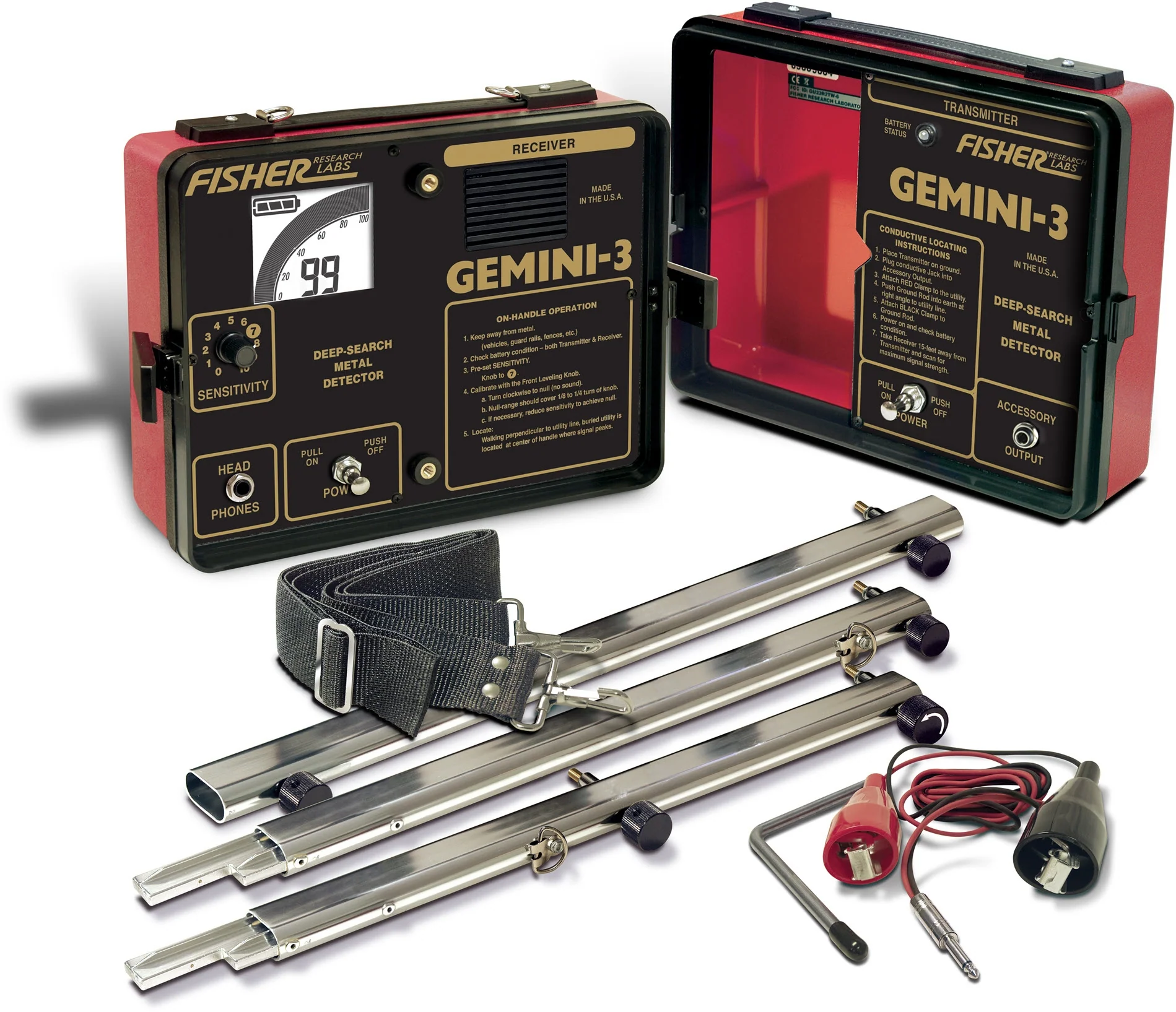 Fisher Gemini-3 Metal Detector - Image 6