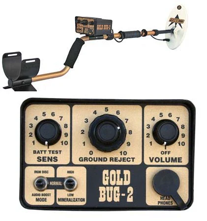 Fisher Gold Bug 2 Metal Detector with Waterproof Coil with Digital Display + Bonus Pack - Image 12