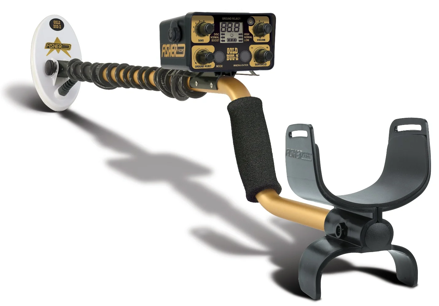Fisher Gold Bug 2 Metal Detector with Waterproof Coil with Digital Display + Bonus Pack - Image 3