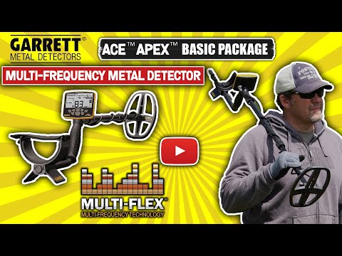 Garrett Ace Apex Multi-Frequency Weatherproof Metal Detector with Waterproof 6" x 11" DD Viper Searchcoil Basic Package - Image 8