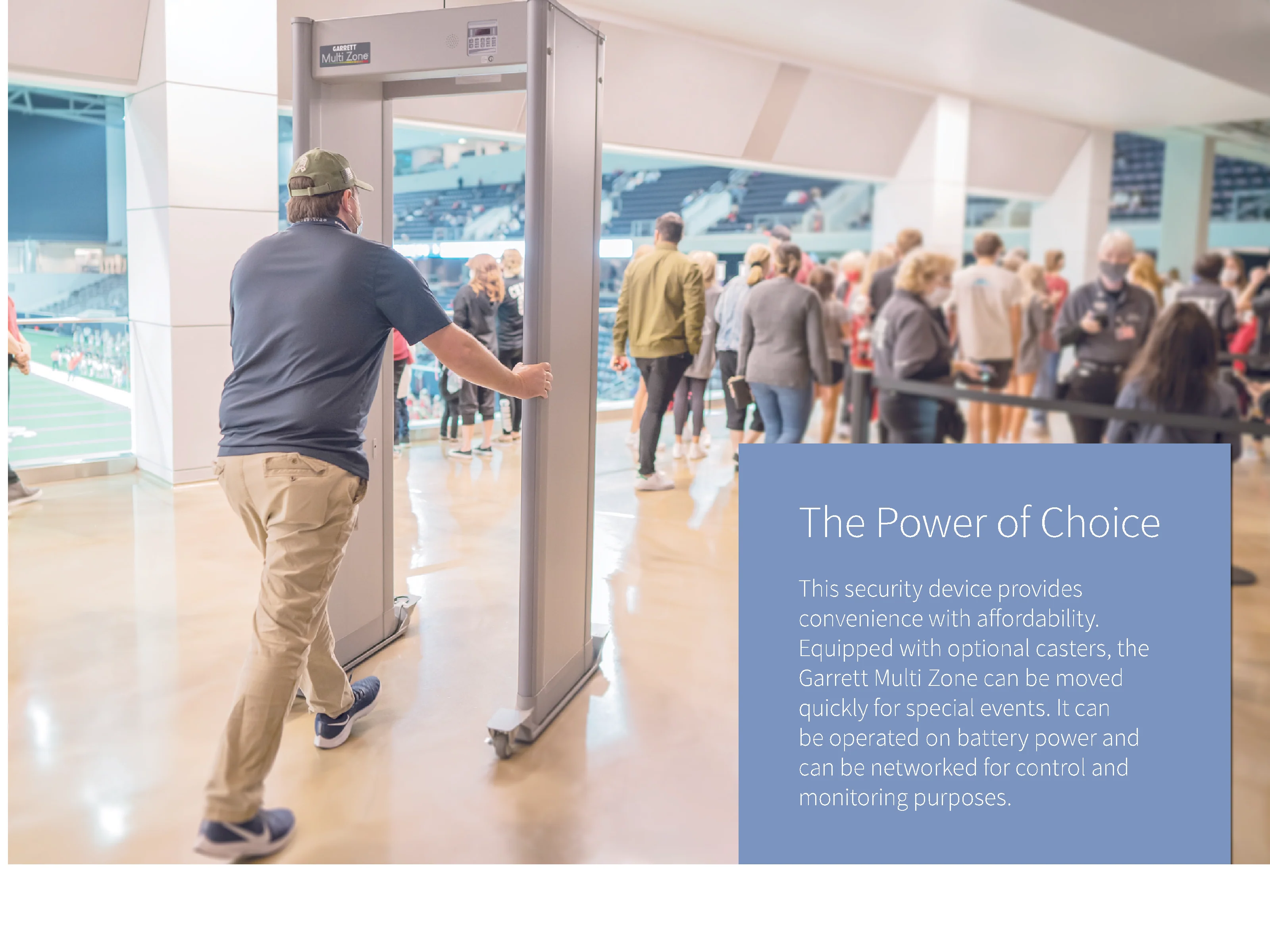Garrett Multi Zone™ Walk-Through Security Metal Detector - Image 5