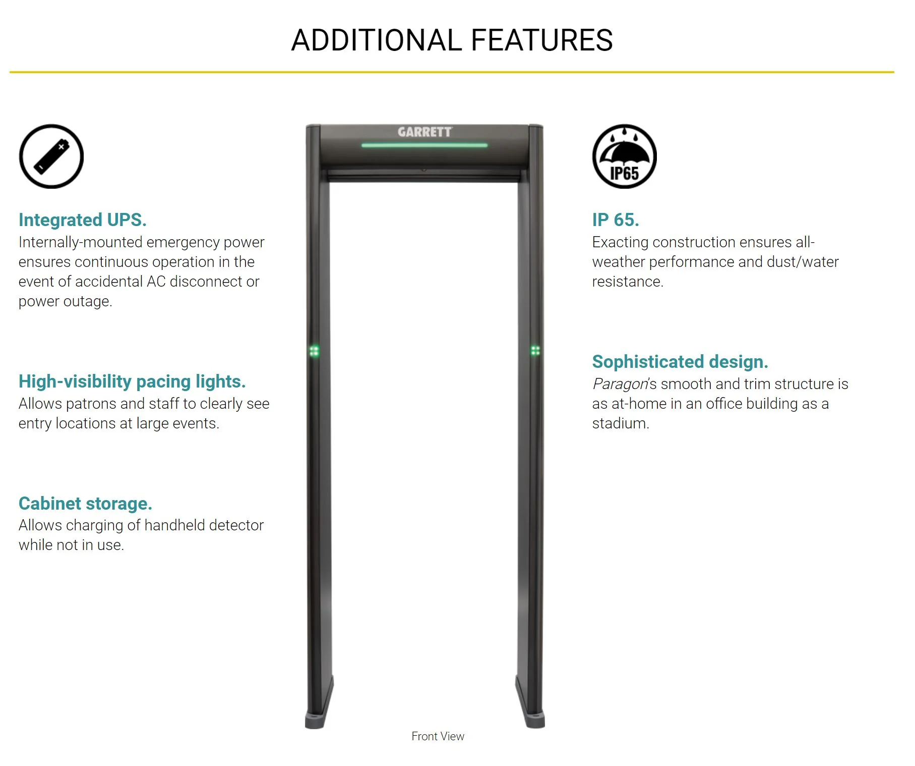 Garrett Paragon Walk-Through Metal Detector - Image 7