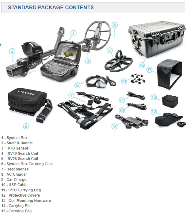 Nokta Makro Invenio Standard Pack Smart Metal Detector and 3D Imaging System with 15.5 x 14" + 11 x 7" Waterproof Coils - Image 11