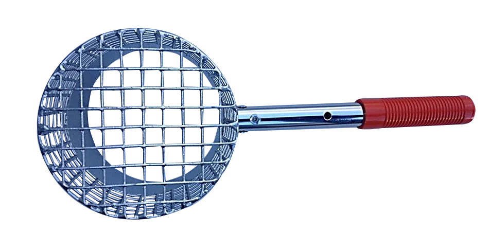 Pro Series Four Position Aluminum Beach Scoop with 5" Mesh Bucket Extends to 40" - Image 4