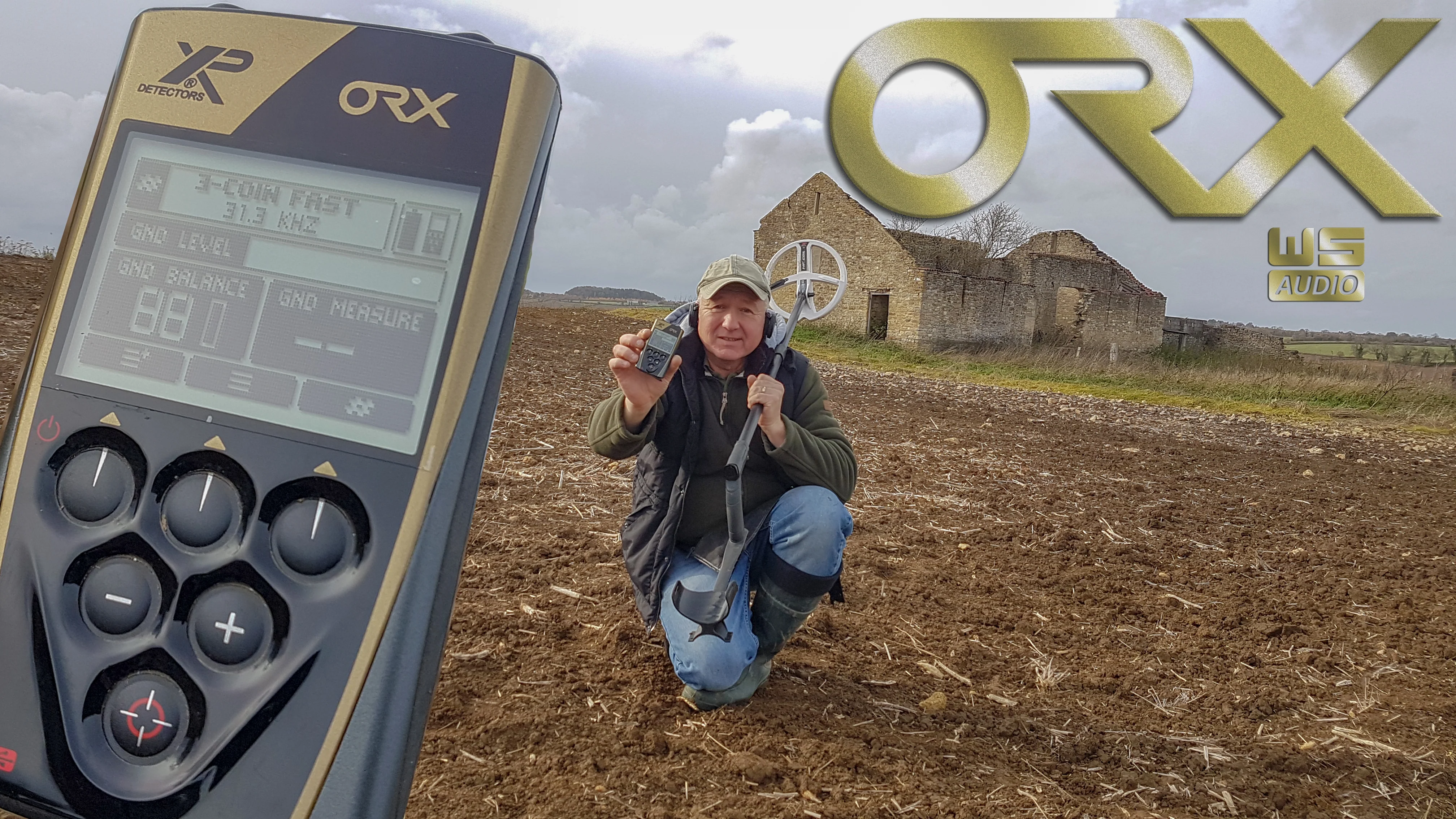 XP ORX Wireless Metal Detector with Back-lit Display + FX-02 Wired Backphone Headphones + 11" X35 Search Coil - Image 4